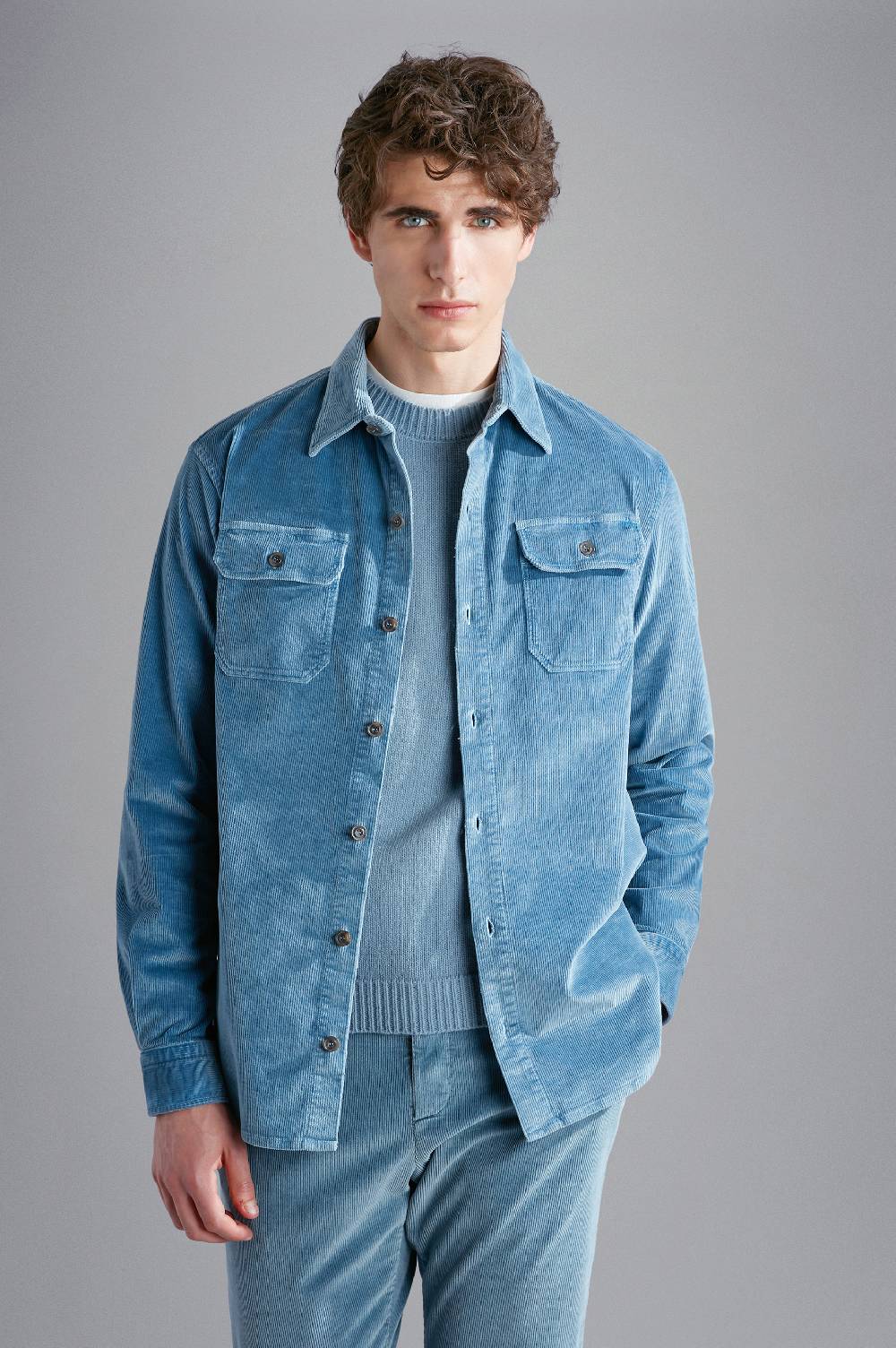 Paul & Shark Overshirt in velluto Paul & Shark