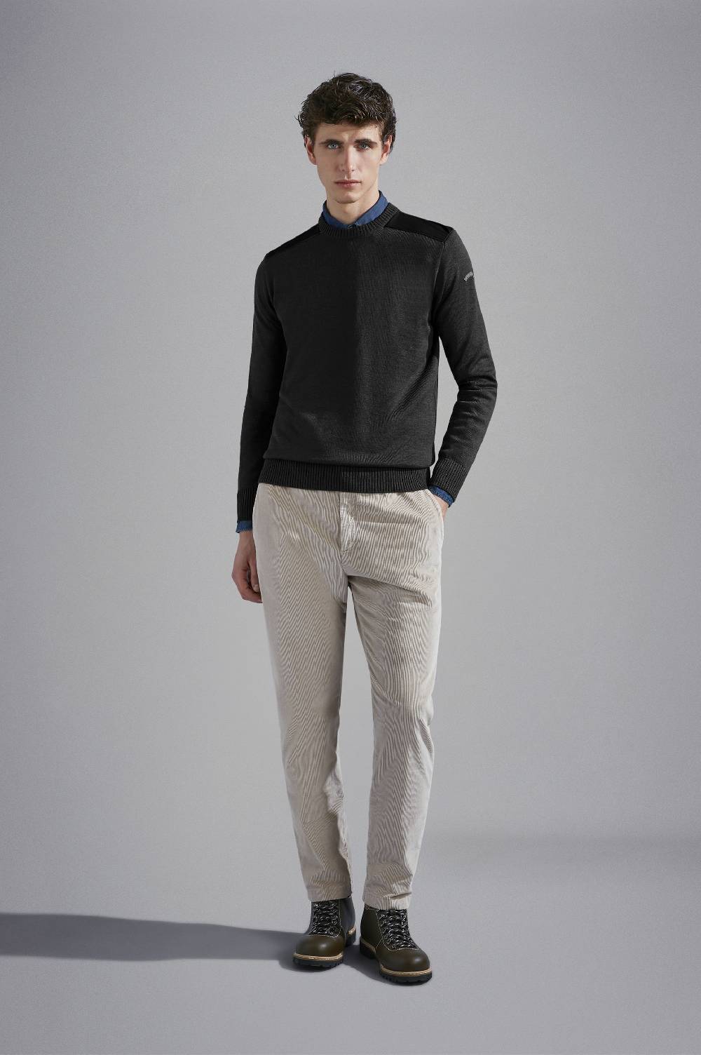 Paul & Shark Maglia in lana con inserti in Typhoon® Paul & Shark Nuova