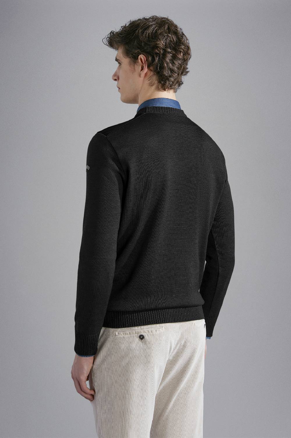 Paul & Shark Maglia in lana con inserti in Typhoon® Paul & Shark Nuova