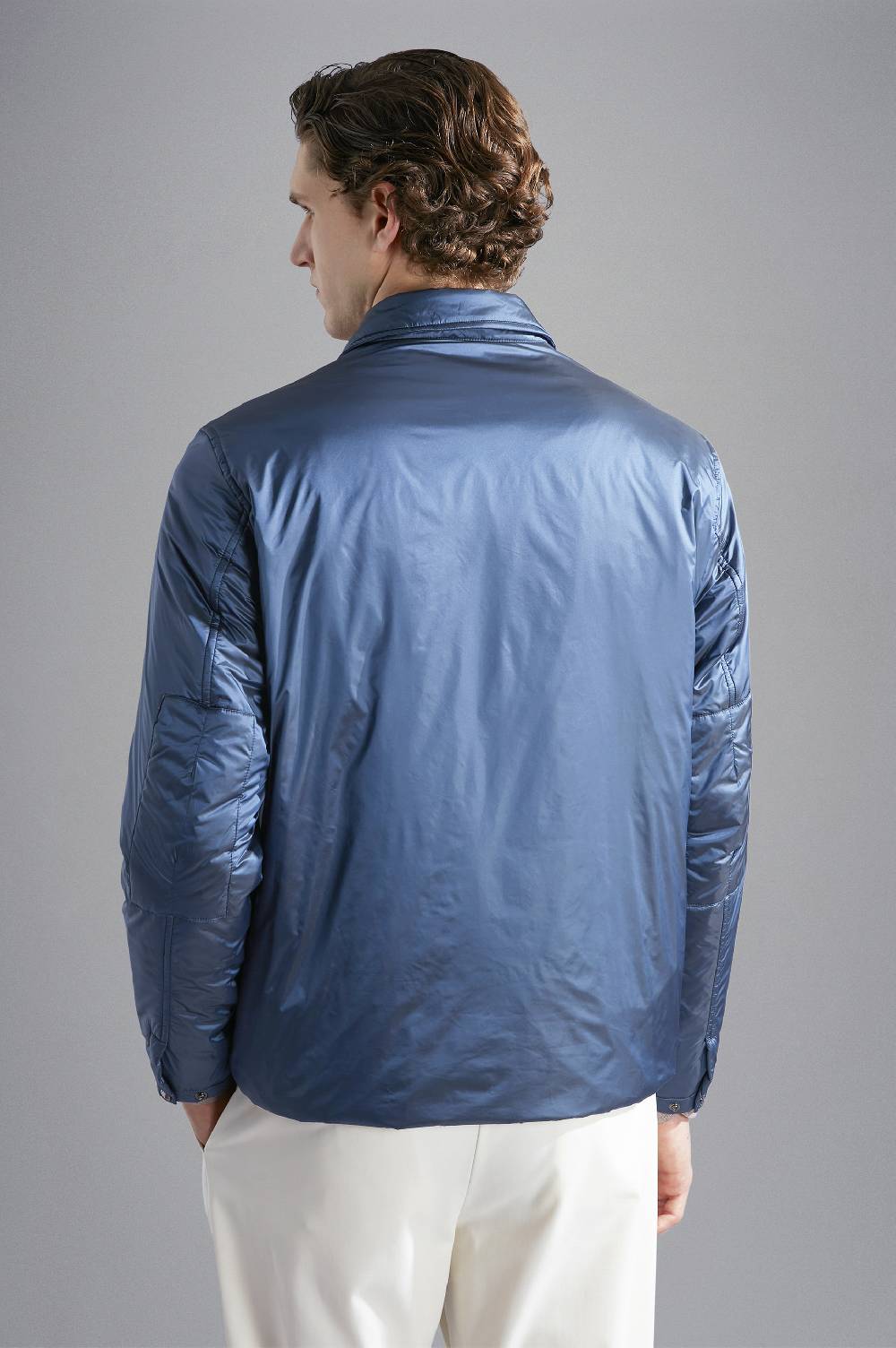Paul & Shark Shacket in nylon cangiante Paul & Shark Vendita calda