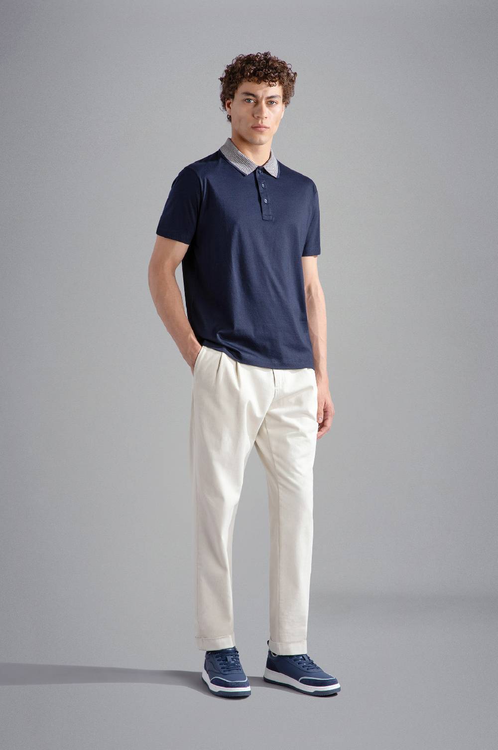 Paul & Shark Polo in cotone tencel Paul & Shark In Vendita