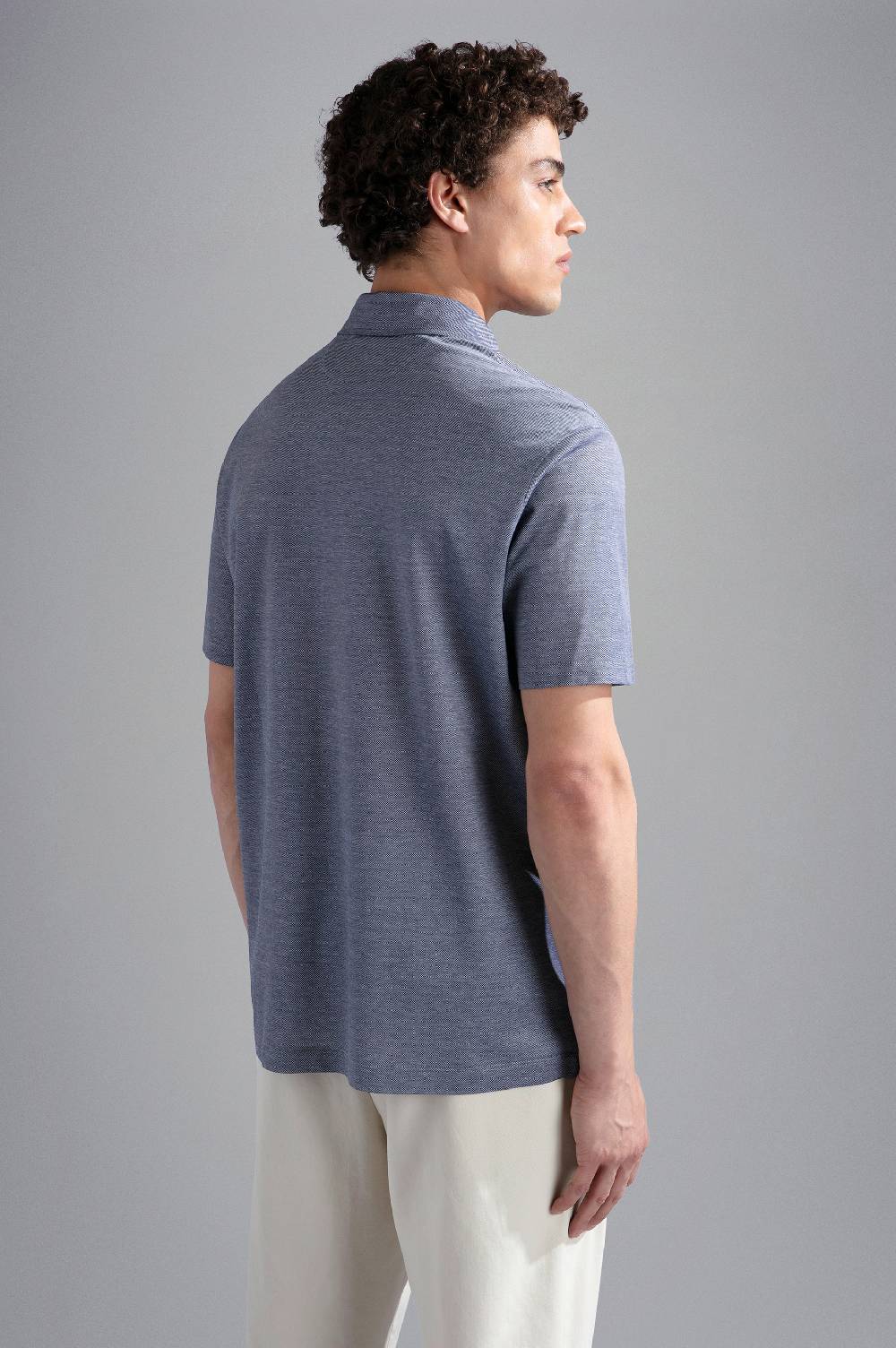 Paul & Shark Polo in cotone piqué con zip Paul & Shark Saldi