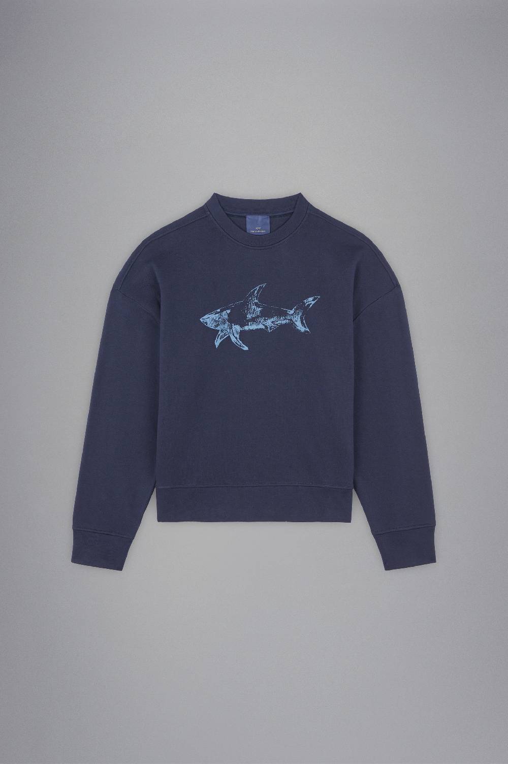 Paul & Shark Felpa in cotone Winter Fleece con stampa Paul & Shark Vendita Economica