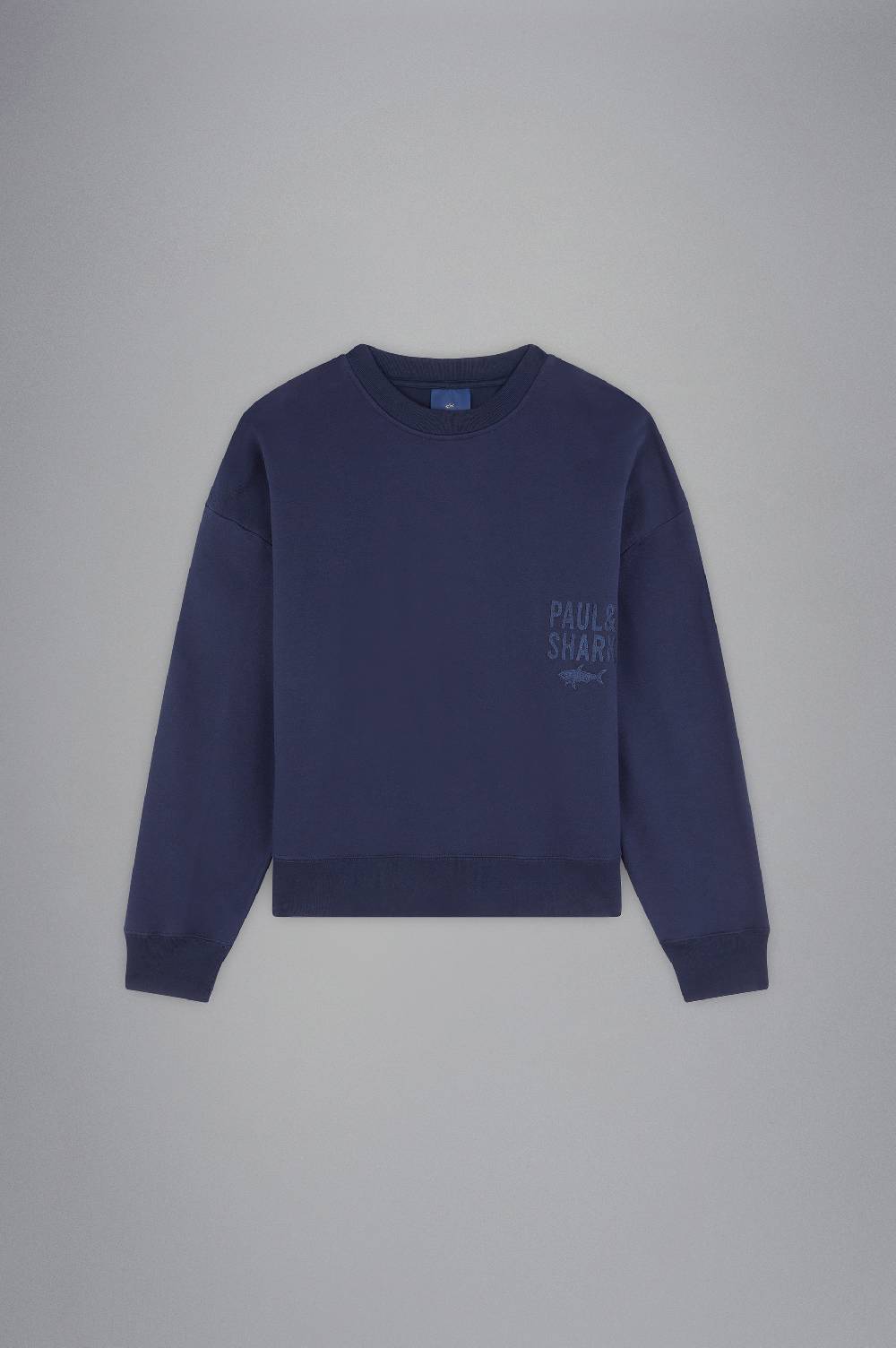 Paul & Shark Felpa in cotone Winter Fleece con ricami Paul & Shark Italy