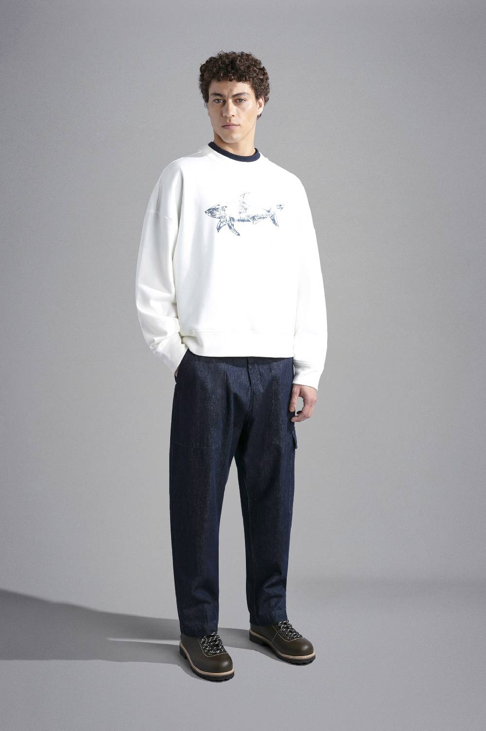 Paul & Shark Pantalone cargo in denim Paul & Shark Pezzi Unici