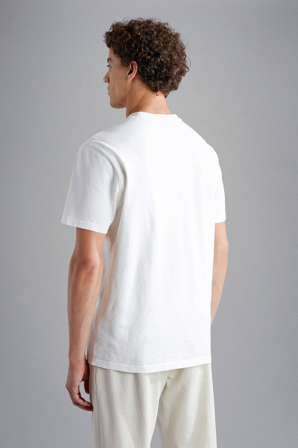 Paul & Shark T-shirt in cotone X-Soft con logo floccato Paul & Shark Negozio