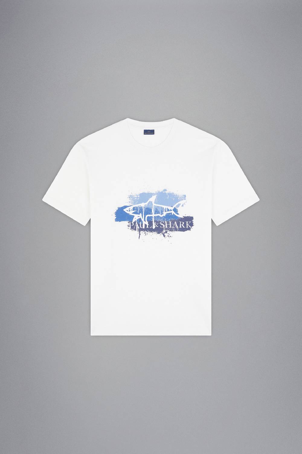 Paul & Shark T-shirt in cotone con stampa spray Paul & Shark Italy