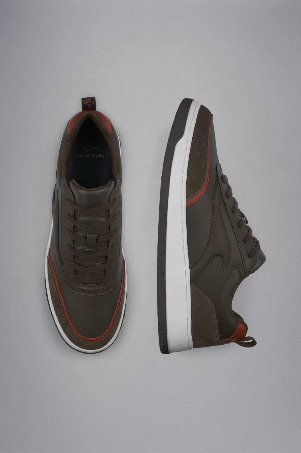 Paul & Shark Sneakers Club Fin in pelle Paul & Shark Offerte