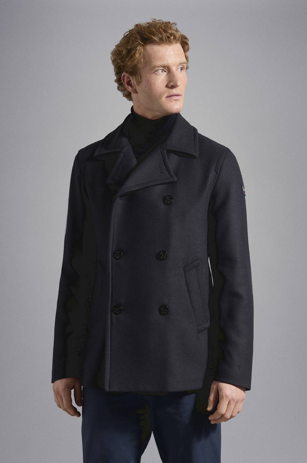 Paul & Shark Cappotto doppio petto in lana Paul & Shark