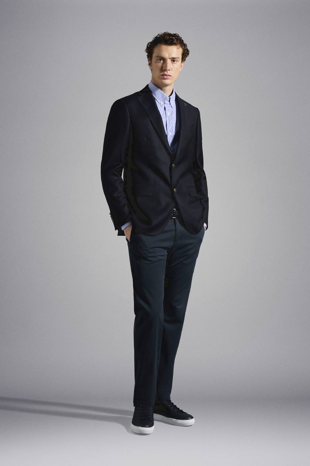 Paul & Shark Navy Blazer di lana leggera Paul & Shark Promozione