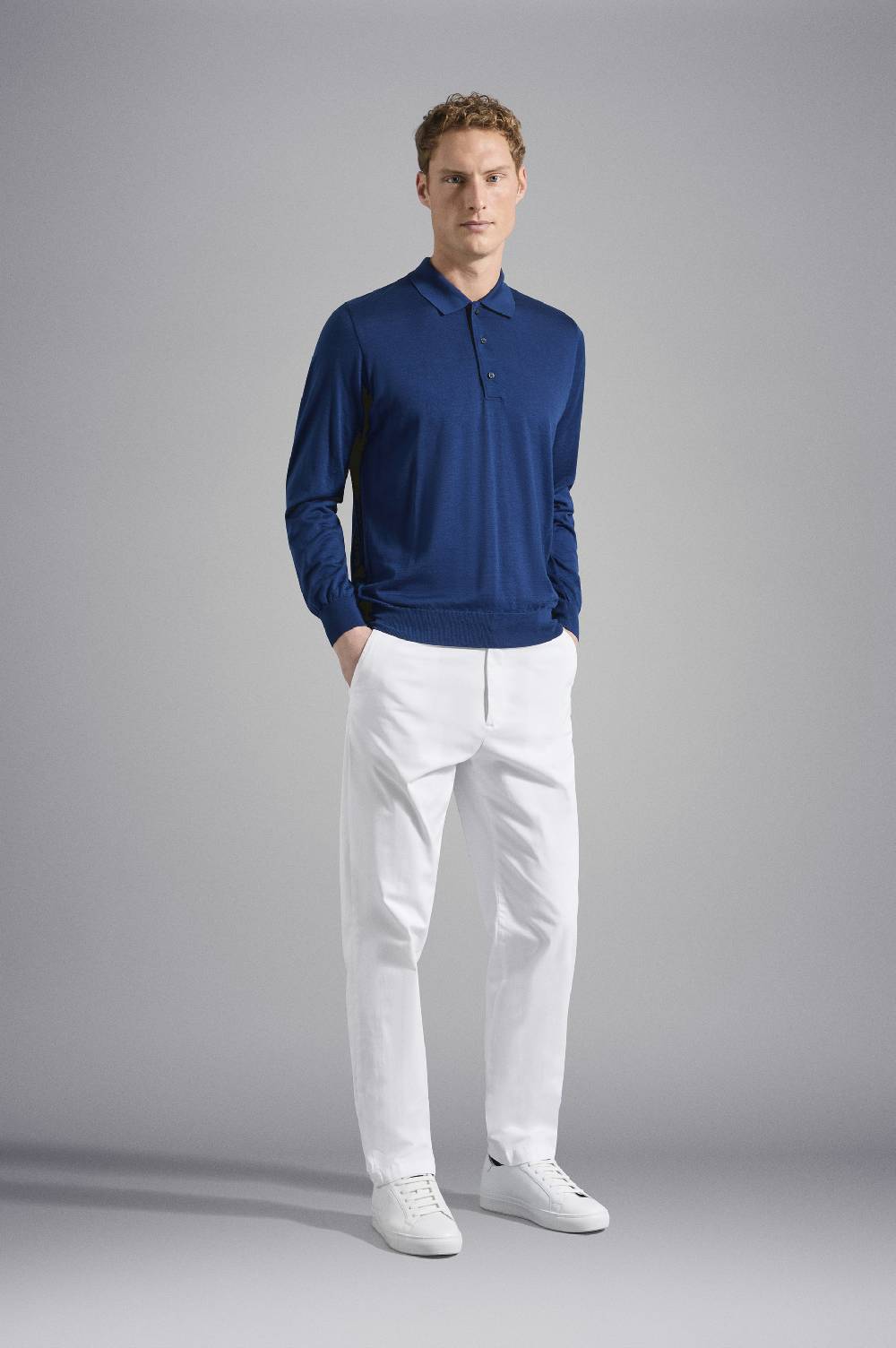 Paul & Shark Polo in lana Merino extra fine Winter-Summer Paul & Shark Offerta