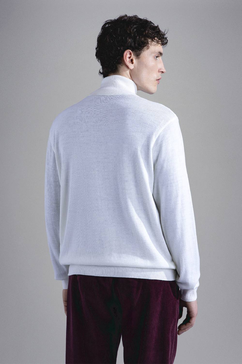 Paul & Shark Dolcevita in lana Merino con badge iconico Paul & Shark Outlet