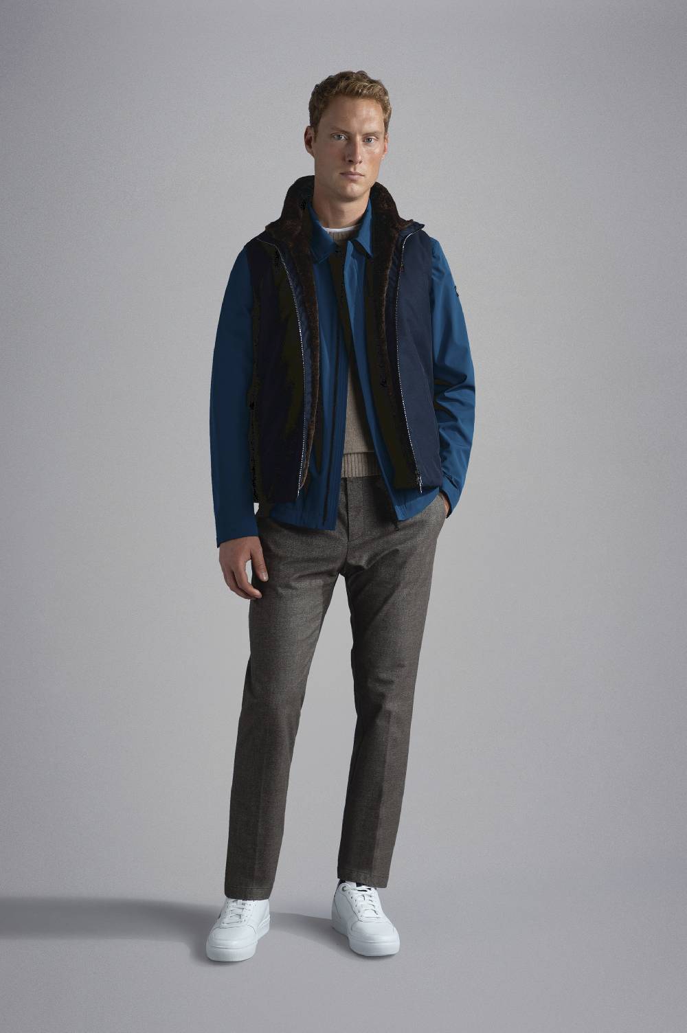 Paul & Shark Girocollo in Re-Wool Paul & Shark In Vendita