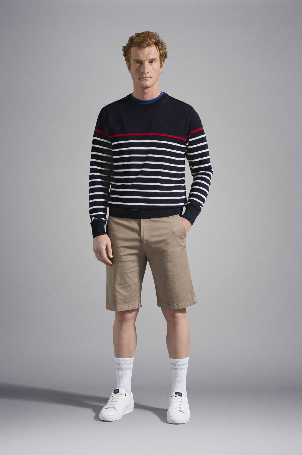 Paul & Shark T-Shirt in cotone con Logo ricamato Paul & Shark Moda