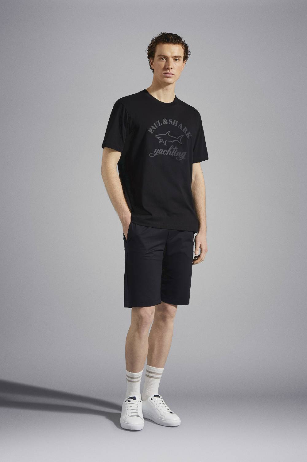 Paul & Shark T-Shirt in cotone con Logo stampato Paul & Shark 2025