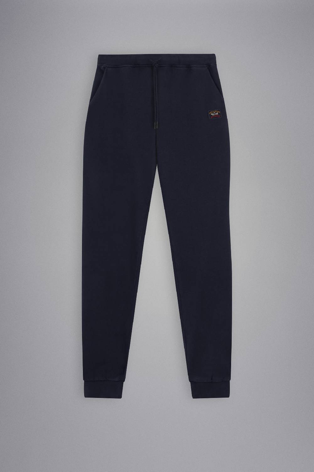 Paul & Shark Pantalone sportivo in cotone con badge iconico Paul & Shark Promozione