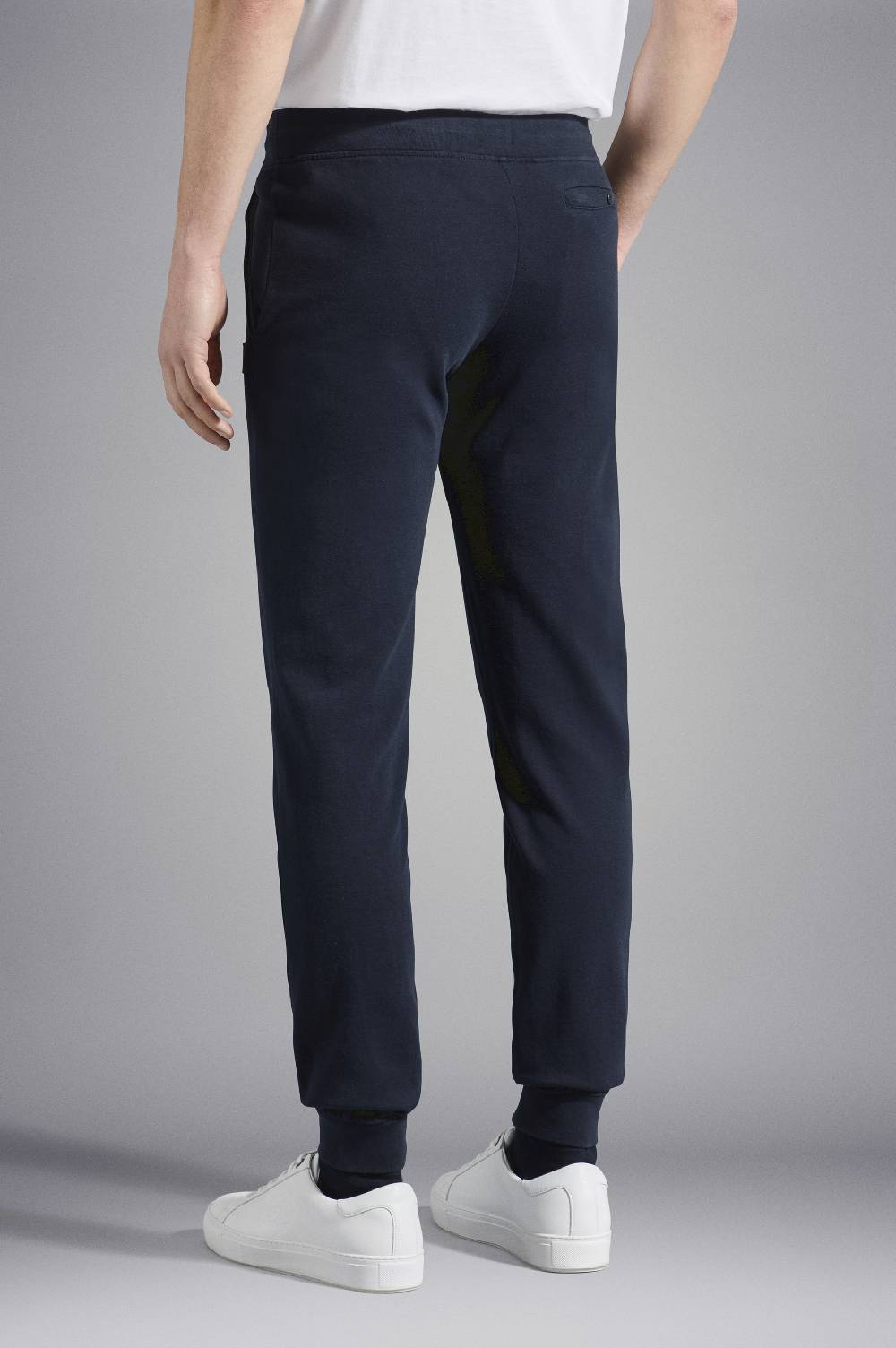 Paul & Shark Pantalone sportivo in cotone con badge iconico Paul & Shark Promozione