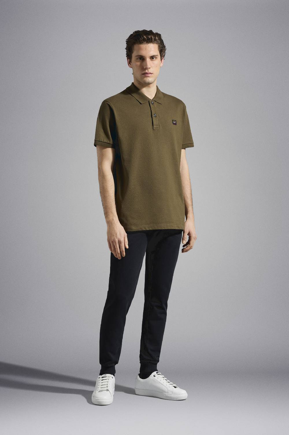 Paul & Shark Pantalone sportivo in cotone con badge iconico Paul & Shark Pezzi Unici