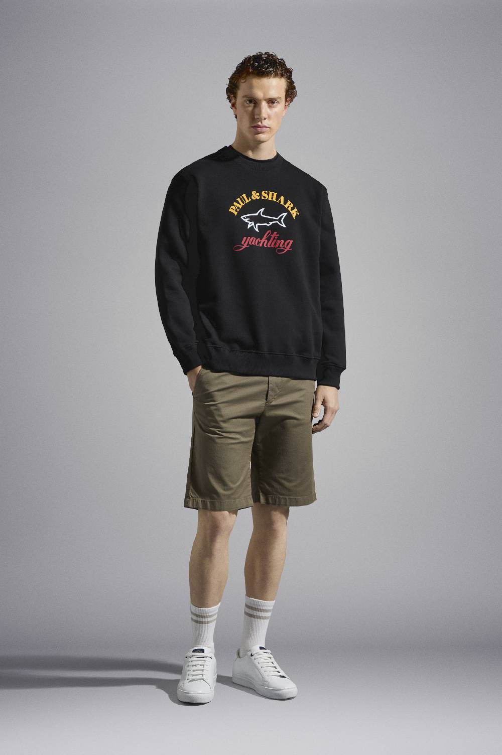 Paul & Shark felpa con stampa logo Paul & Shark Fino Al -60%