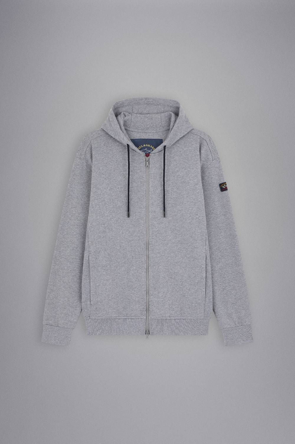 Paul & Shark Felpa con zip in cotone con badge iconico Paul & Shark Shopping Online