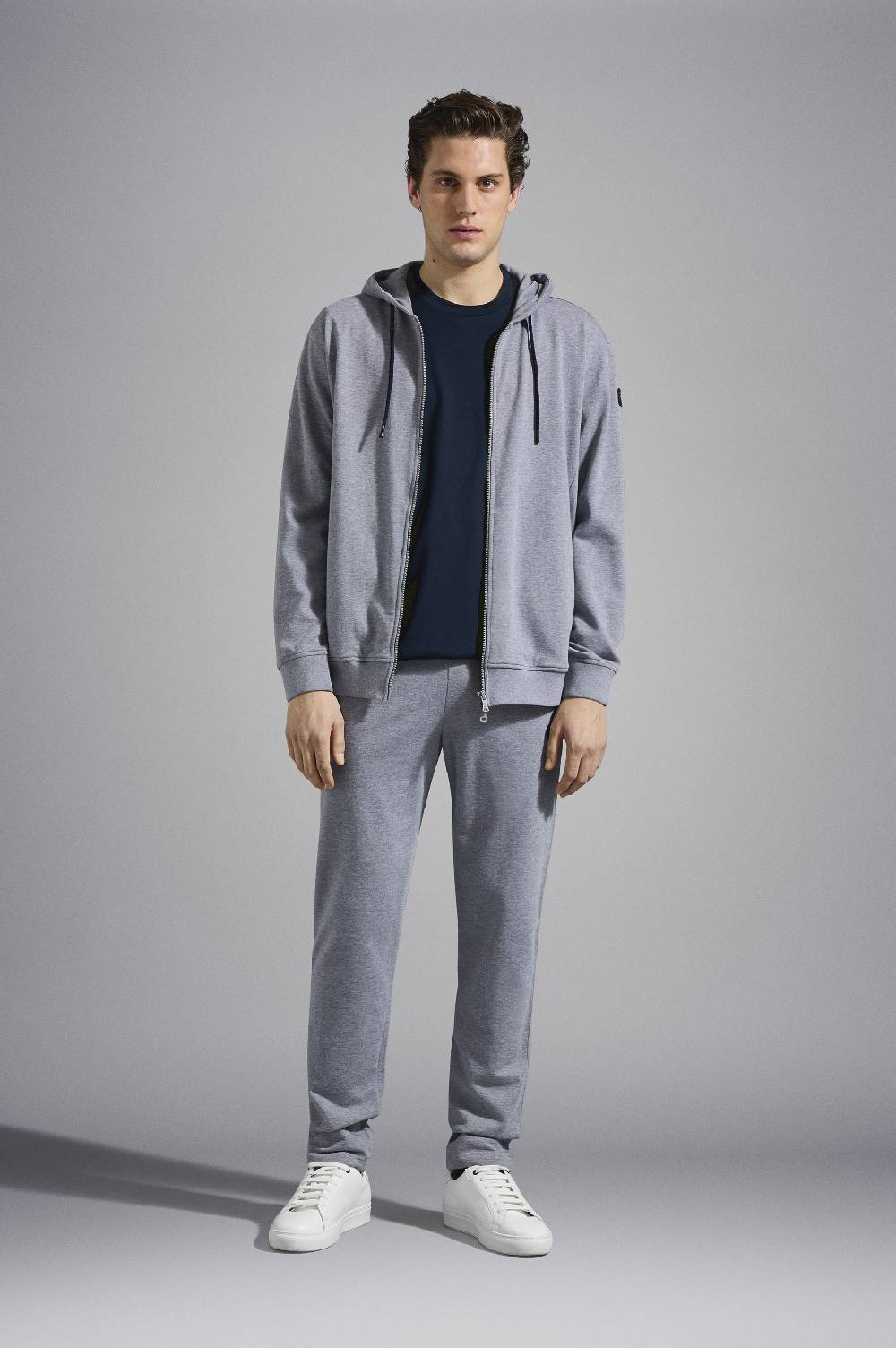 Paul & Shark Felpa con zip in cotone con badge iconico Paul & Shark Shopping Online