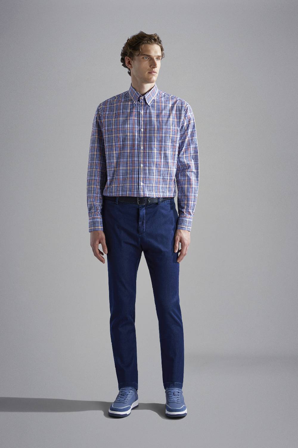 Paul & Shark Pantalone Chino in denim stretch Paul & Shark Offerta