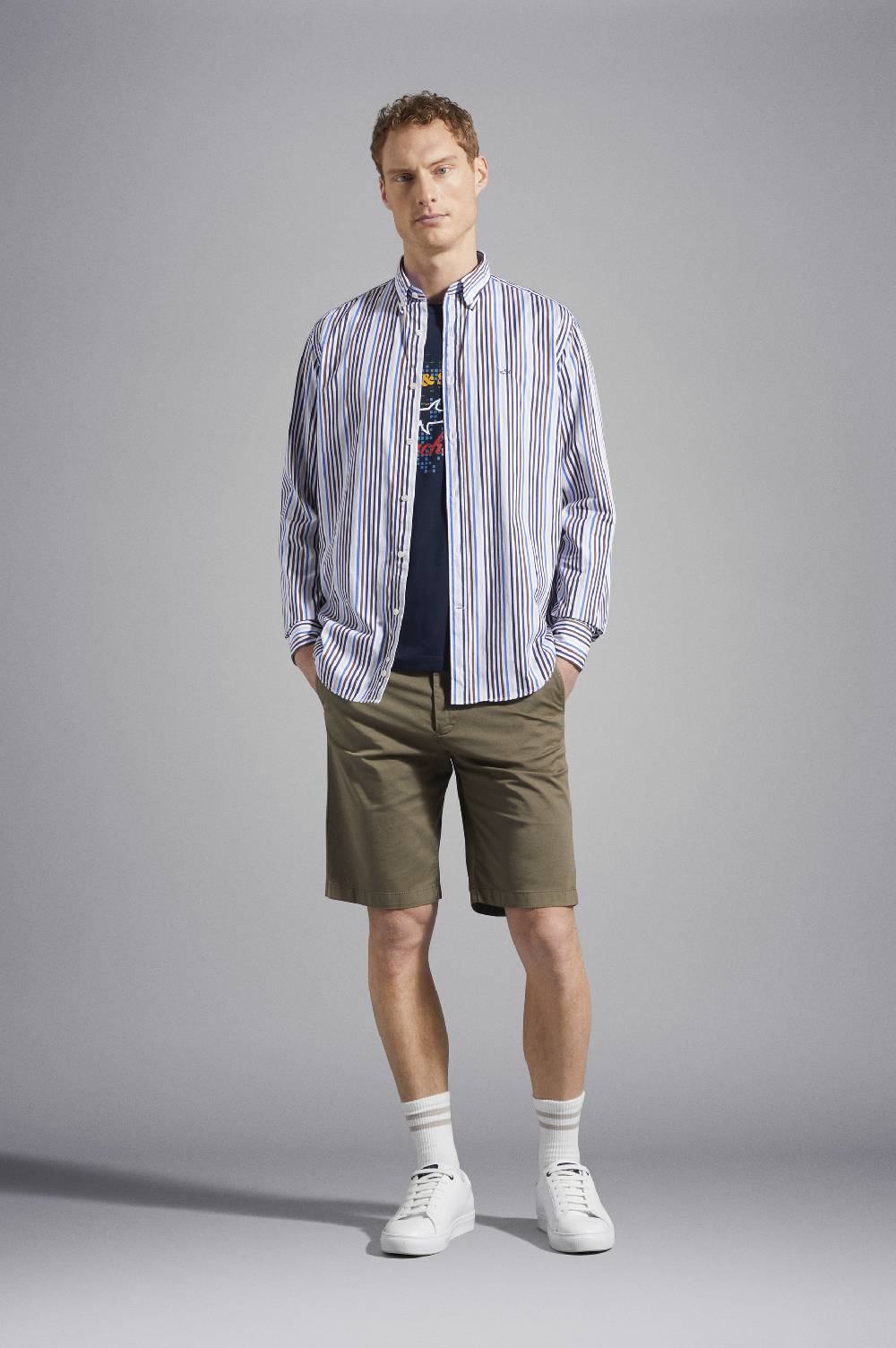 Paul & Shark Camicia in Popeline di cotone Paul & Shark Soddisfazione Garantita
