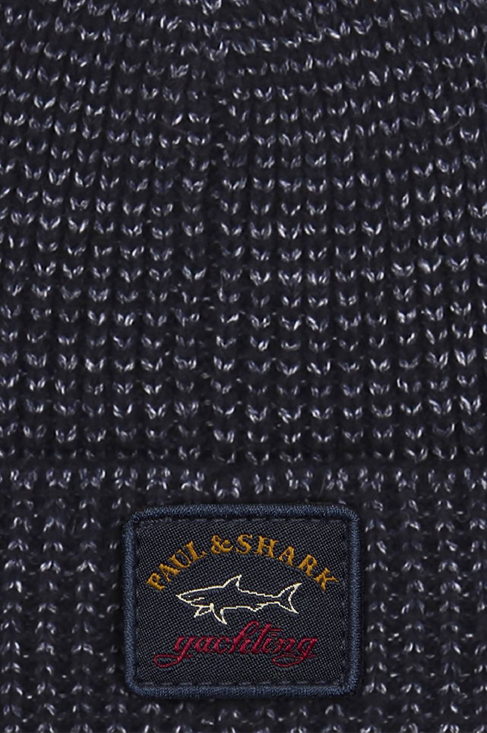 Paul & Shark Berretto in lana e alpaca con badge iconico Paul & Shark Saldi