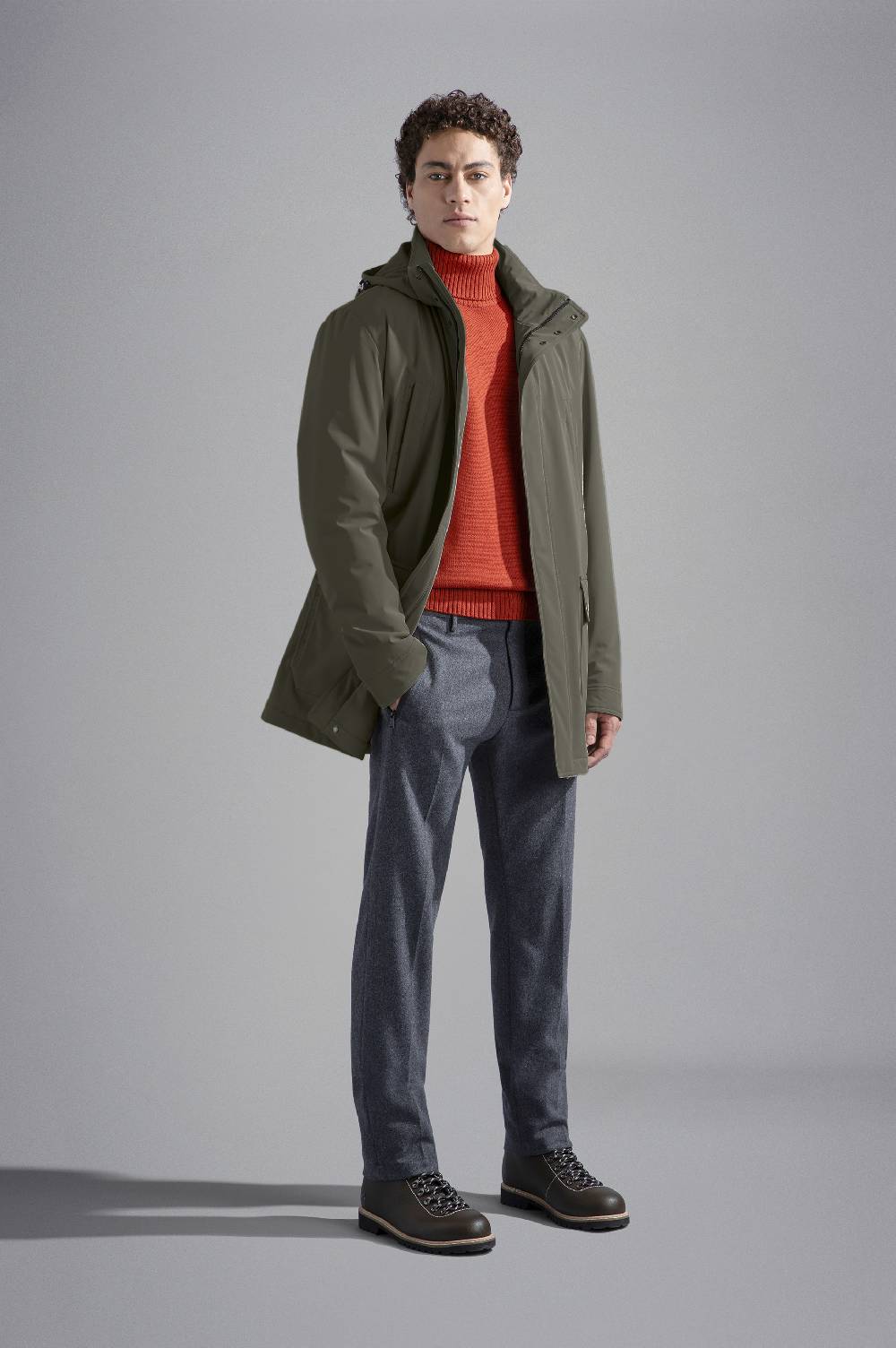 Paul & Shark Carcoat in Typhoon Re-4X4 Stretch Paul & Shark 2025