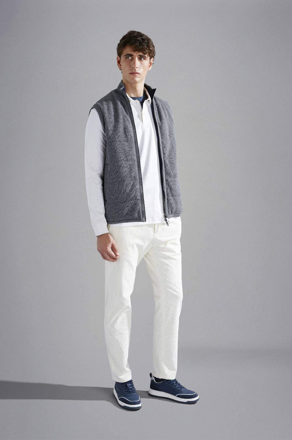 Paul & Shark Gilet Hybrid in lana, cashmere e Typhoon Platinum Paul & Shark Italia