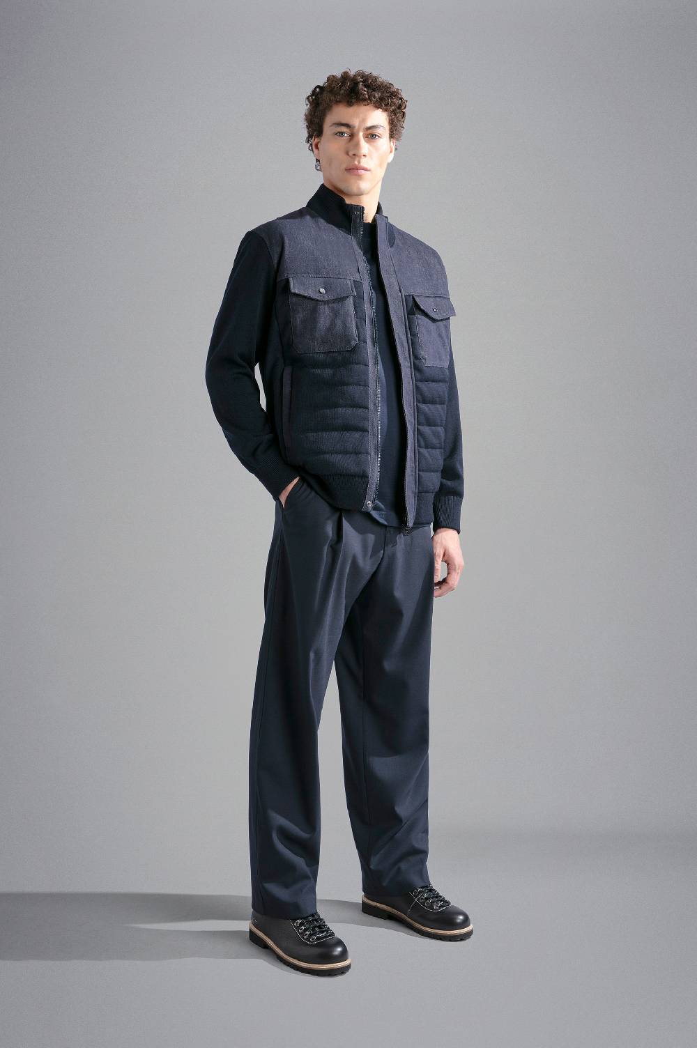 Paul & Shark Pantalone chino in lana tecnica Paul & Shark Promozione