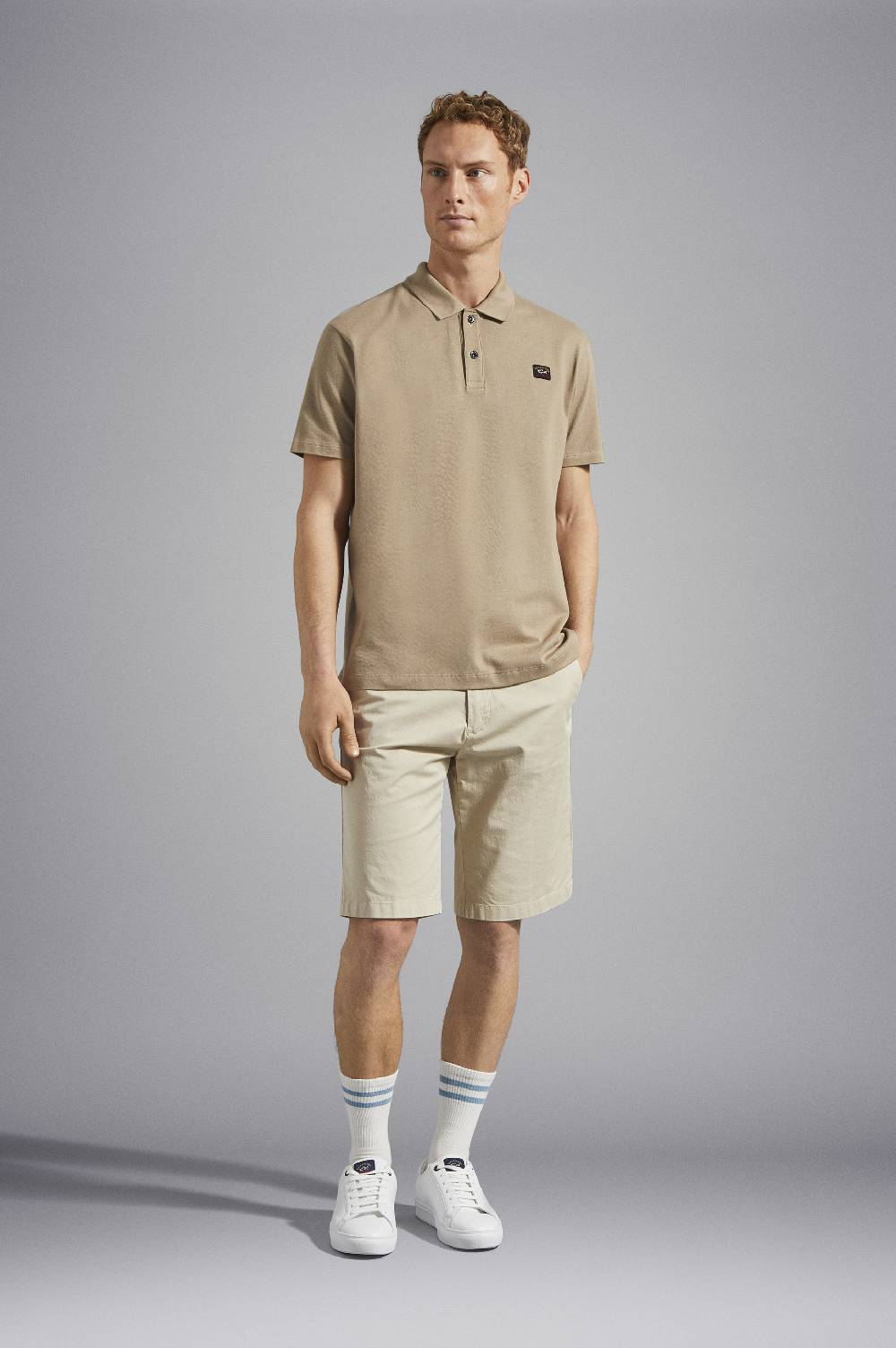 Paul & Shark Polo in cotone piqué con badge iconico Paul & Shark Pezzi Unici