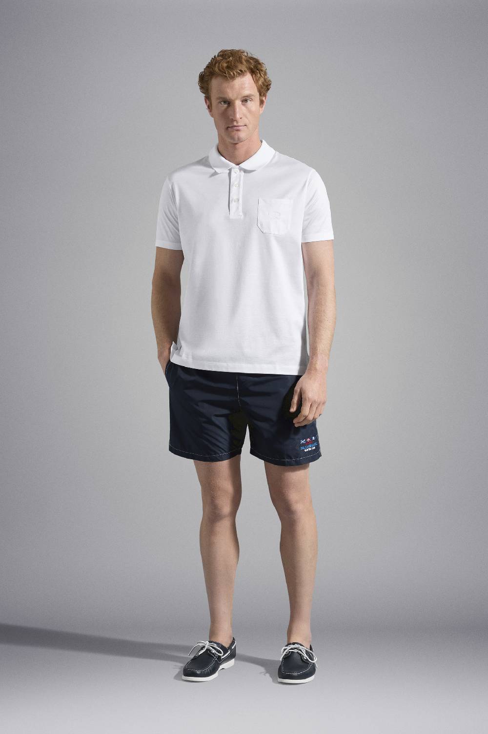 Paul & Shark Polo in jersey di cotone con Logo ricamato Paul & Shark Hotsell