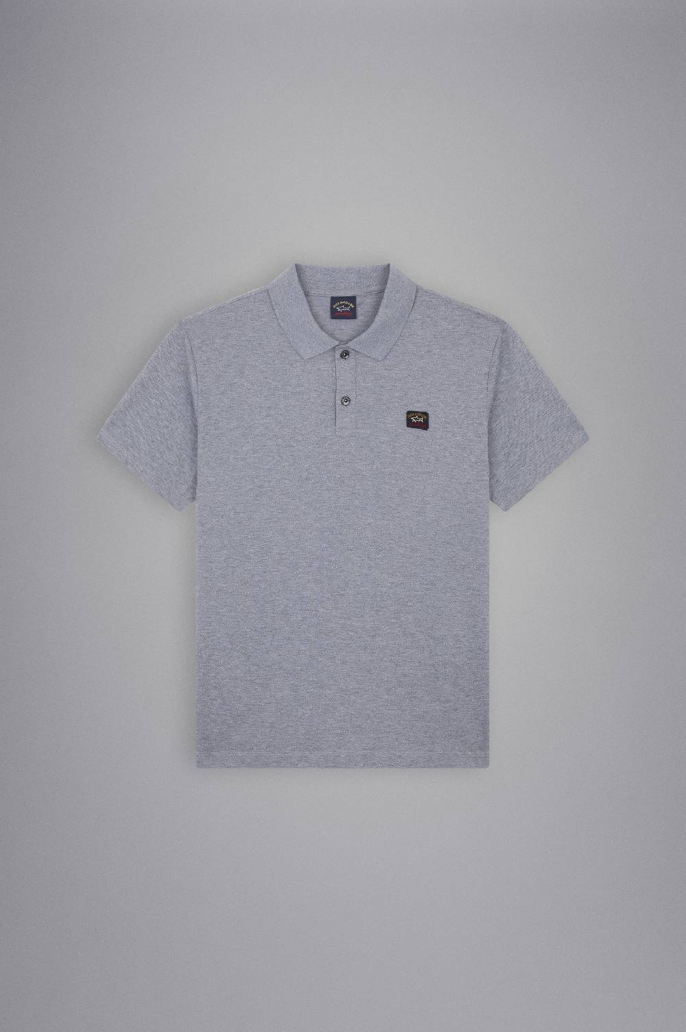 Paul & Shark Polo in cotone piqué con badge iconico Paul & Shark Qualità Garantita