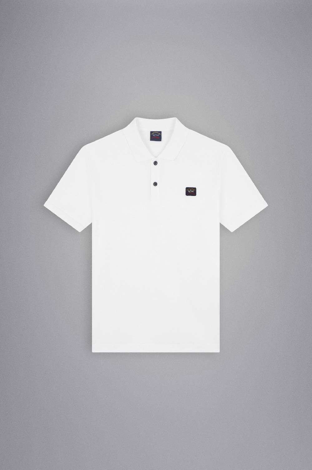 Paul & Shark Polo in cotone piqué con badge iconico Paul & Shark Promozione Limitata