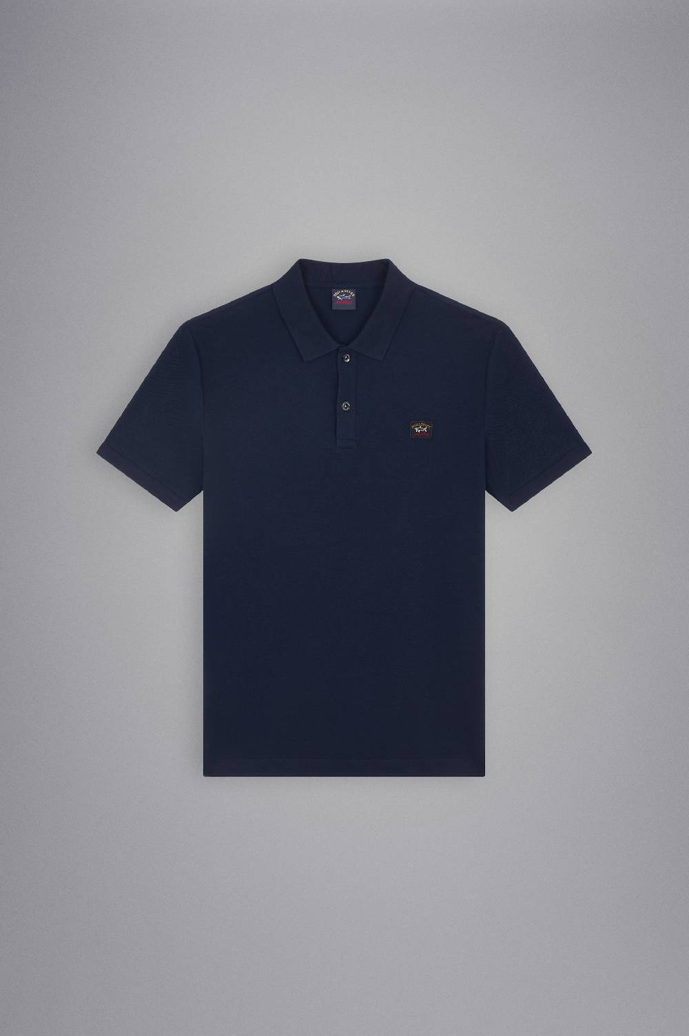 Paul & Shark Polo in cotone piqué con badge iconico Paul & Shark Sottocosto