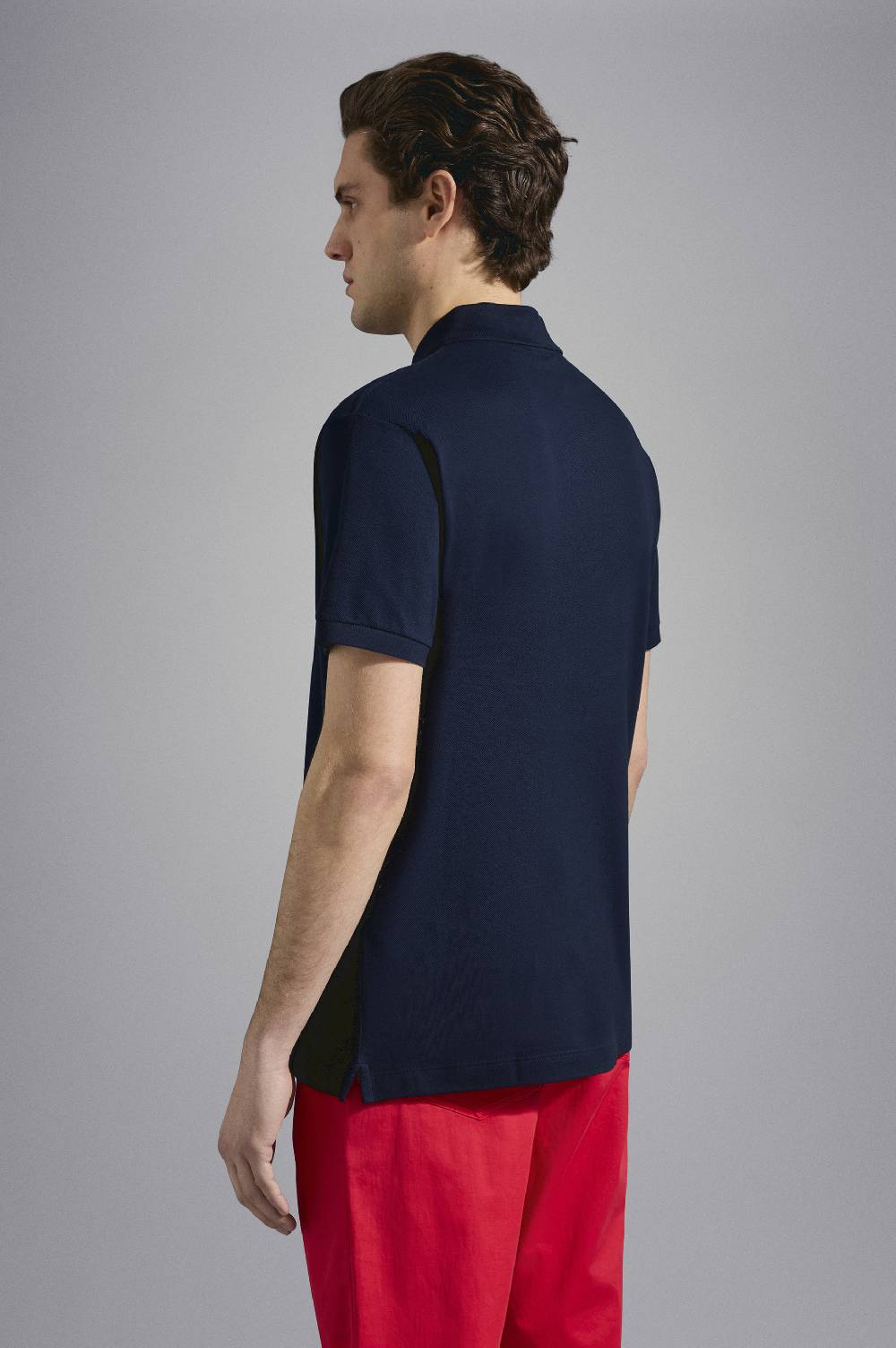 Paul & Shark Polo in cotone piqué con badge iconico Paul & Shark Sottocosto