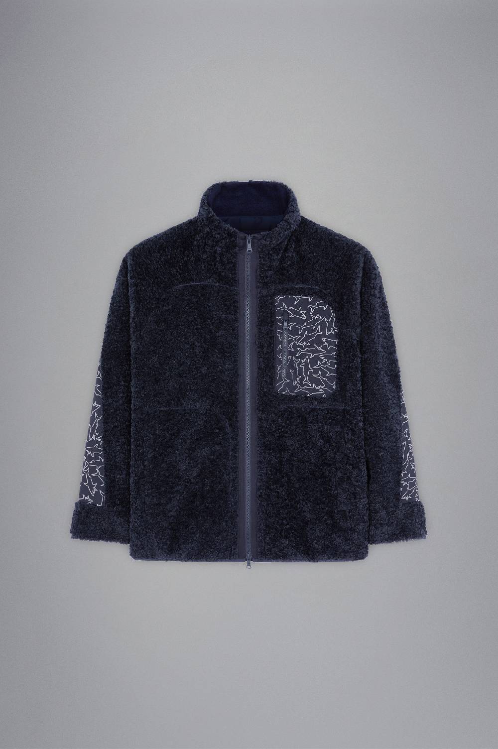 Paul & Shark Pile con inserto a contrasto Shark pattern Paul & Shark Promozione Limitata