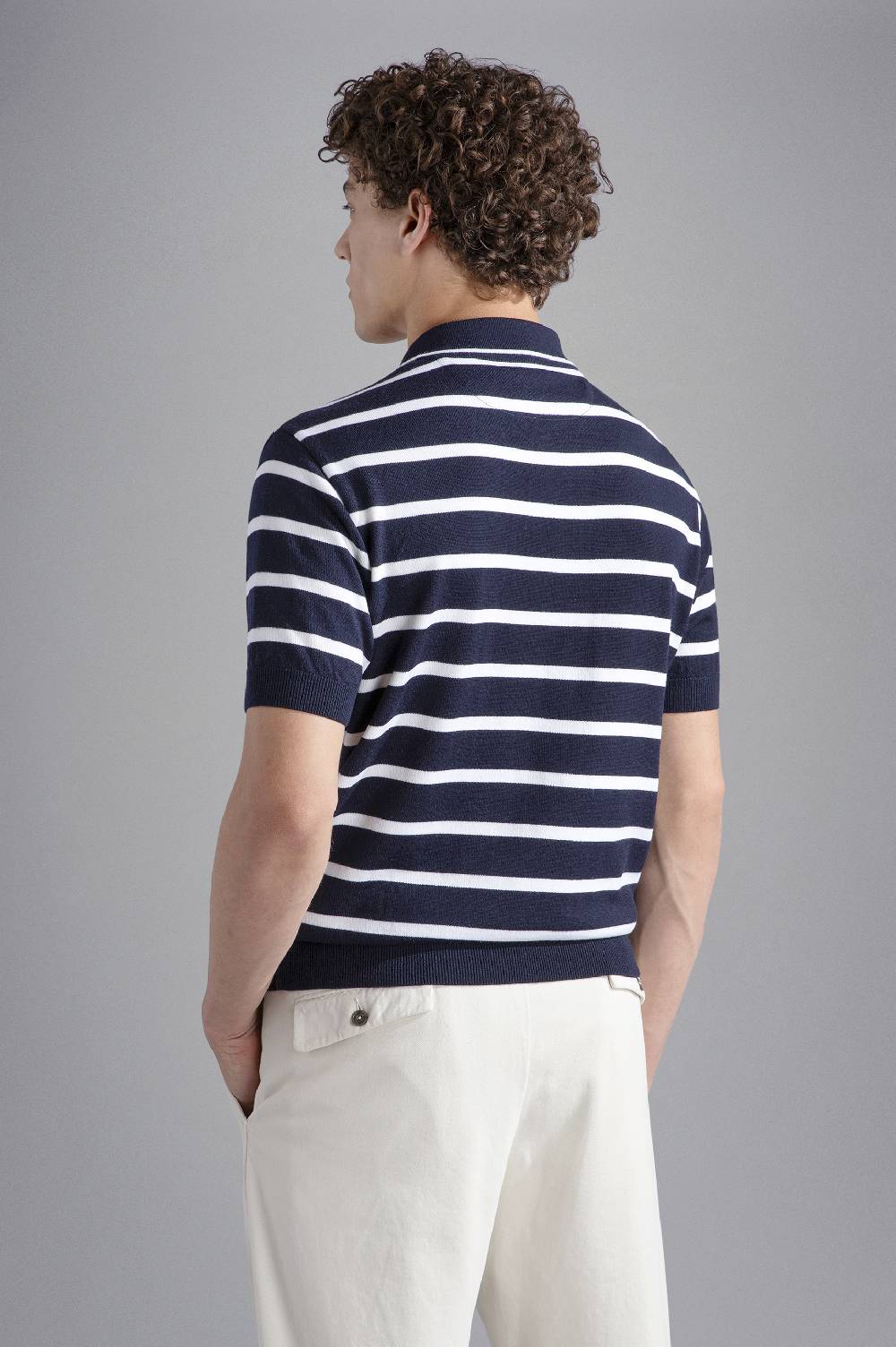 Paul & Shark Polo in Summer Wool con motivo a righe Paul & Shark Prezzo Ridotto