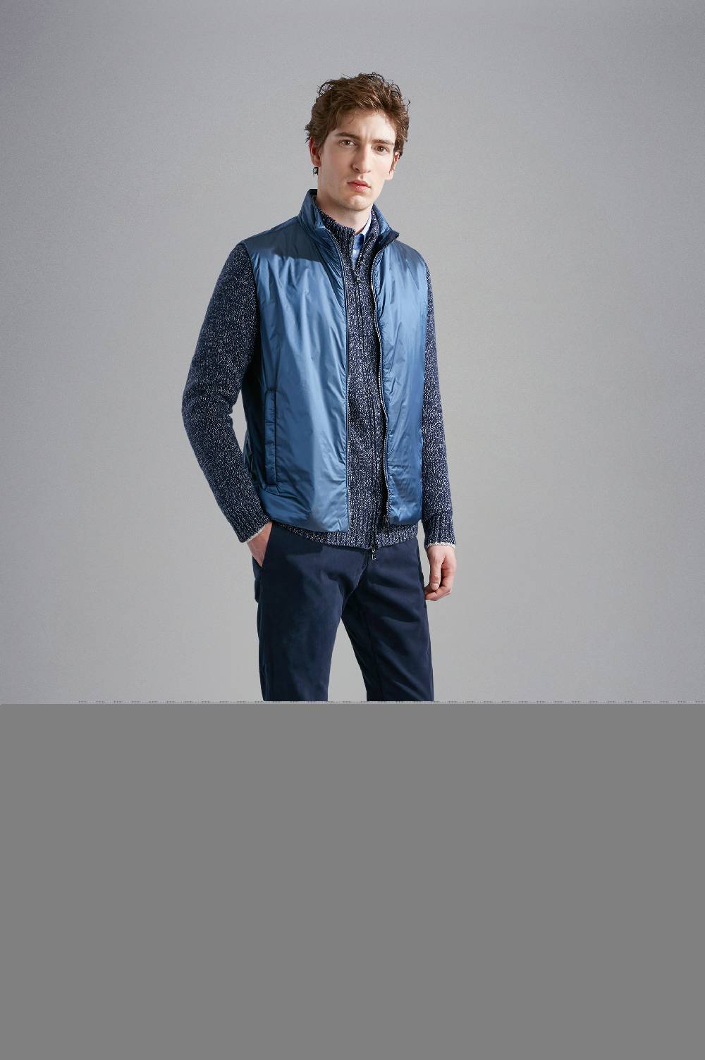 Paul & Shark Maglia in lana e cashmere melange Paul & Shark Presa
