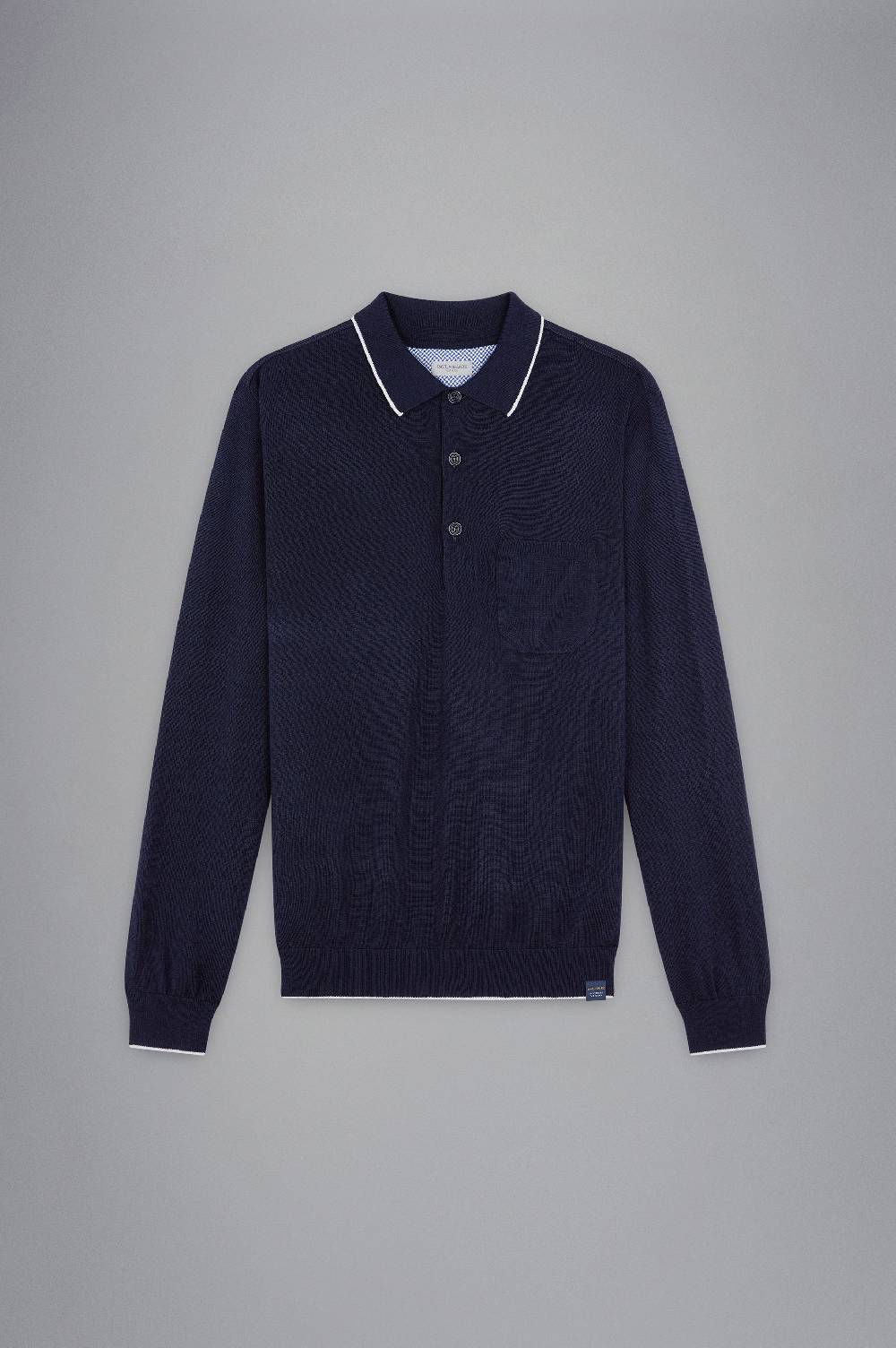 Paul & Shark Polo in Summer Wool con profili a contrasto Paul & Shark Offerta