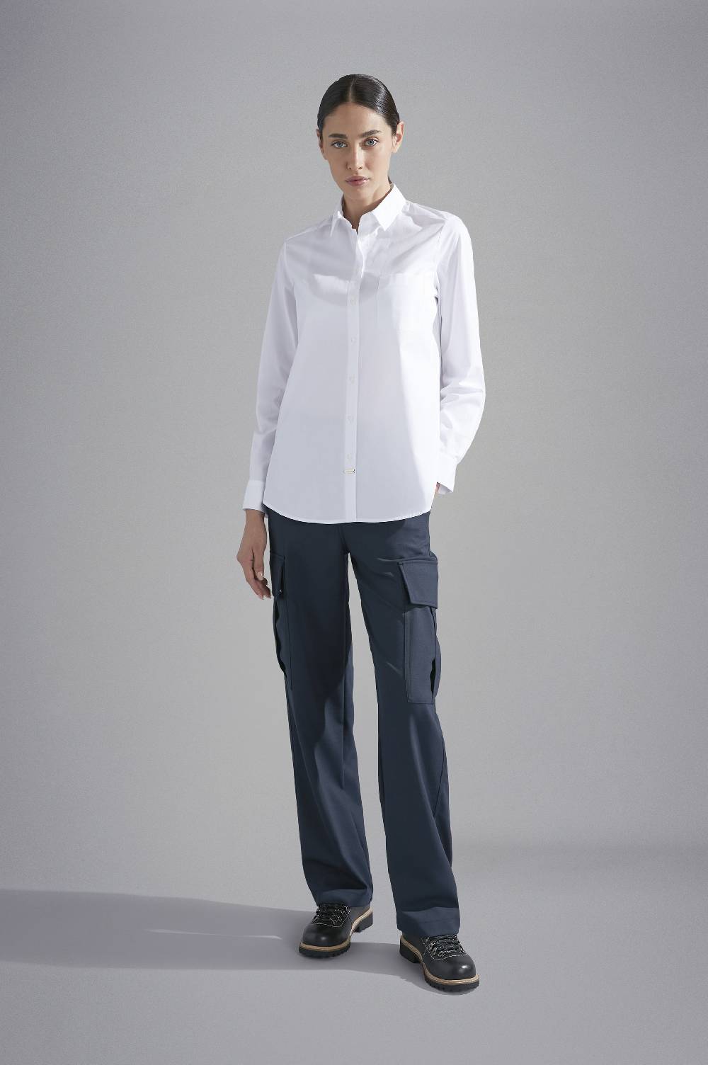 Paul & Shark Camicia in popeline di cotone Paul & Shark Saldi Di Fabbrica