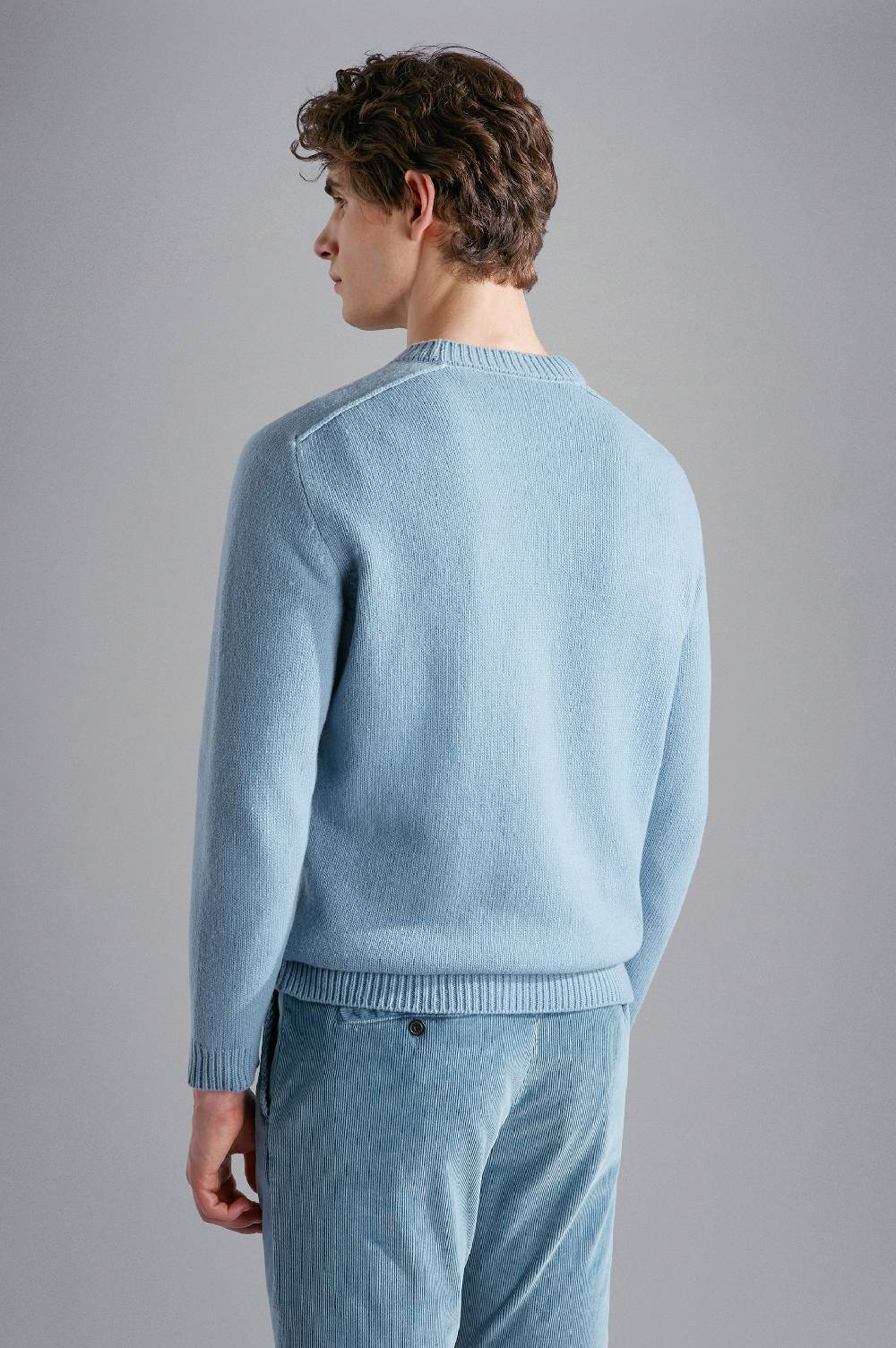 Paul & Shark Maglia in Re-Wool tinto capo Paul & Shark Vendita