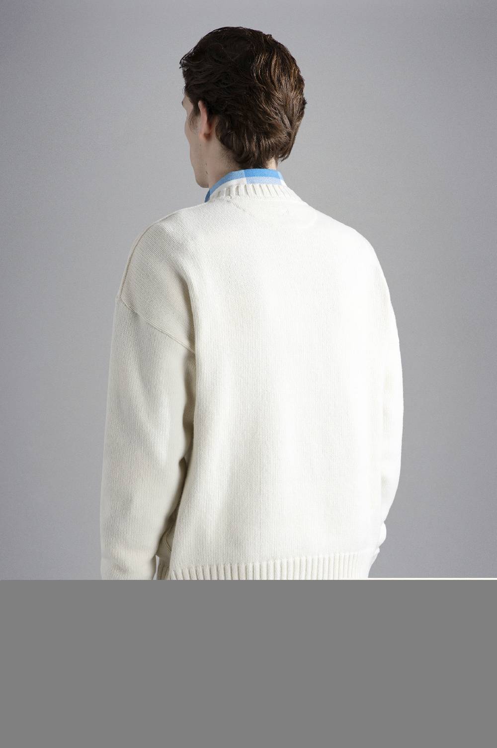 Paul & Shark Girocollo Re-Wool con ancora ricamata Paul & Shark Pezzi Unici