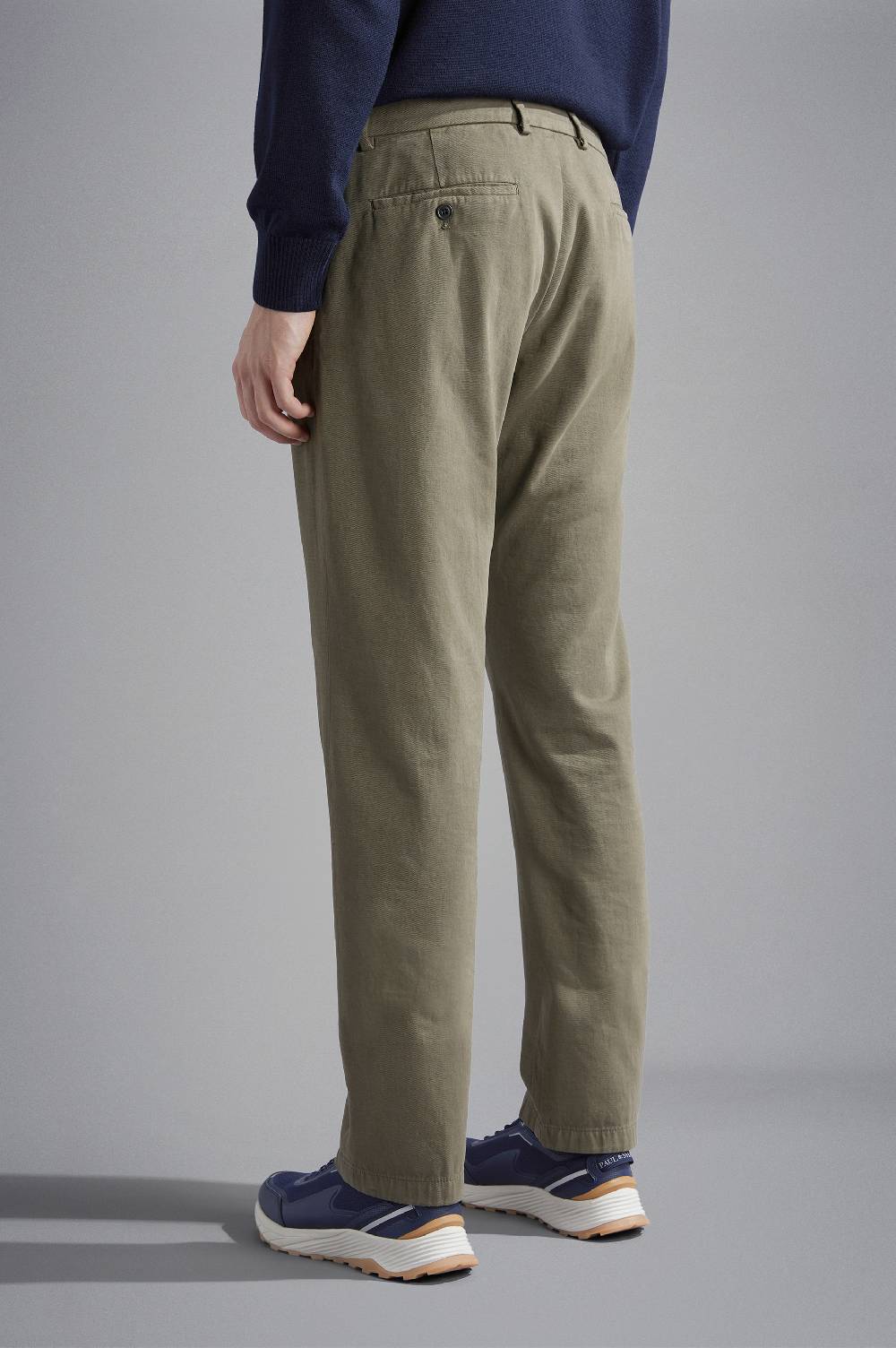 Paul & Shark Pantalone chino in Cotone e Cashmere Paul & Shark In Vendita