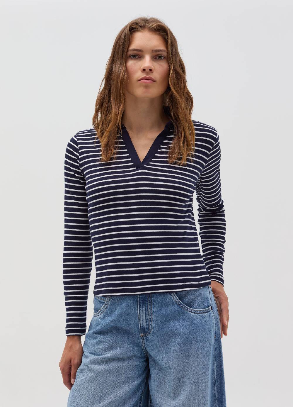OVS T-shirt a maniche lunghe con scollo a polo Italy
