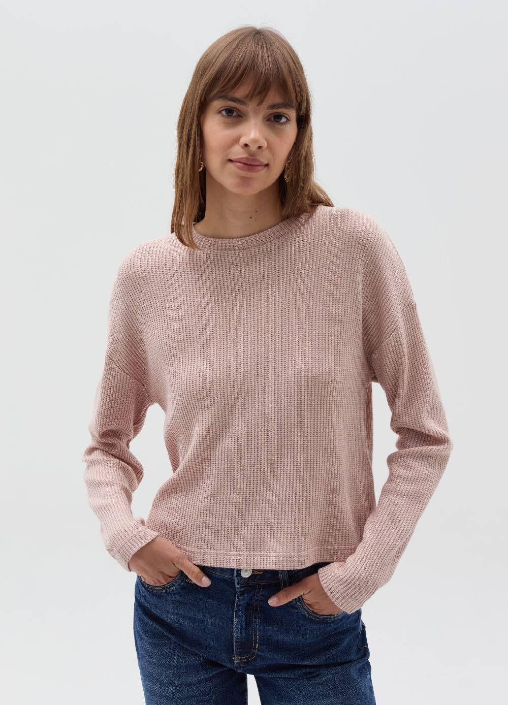 OVS Maglia a coste inglesi con lurex Qualità Garantita