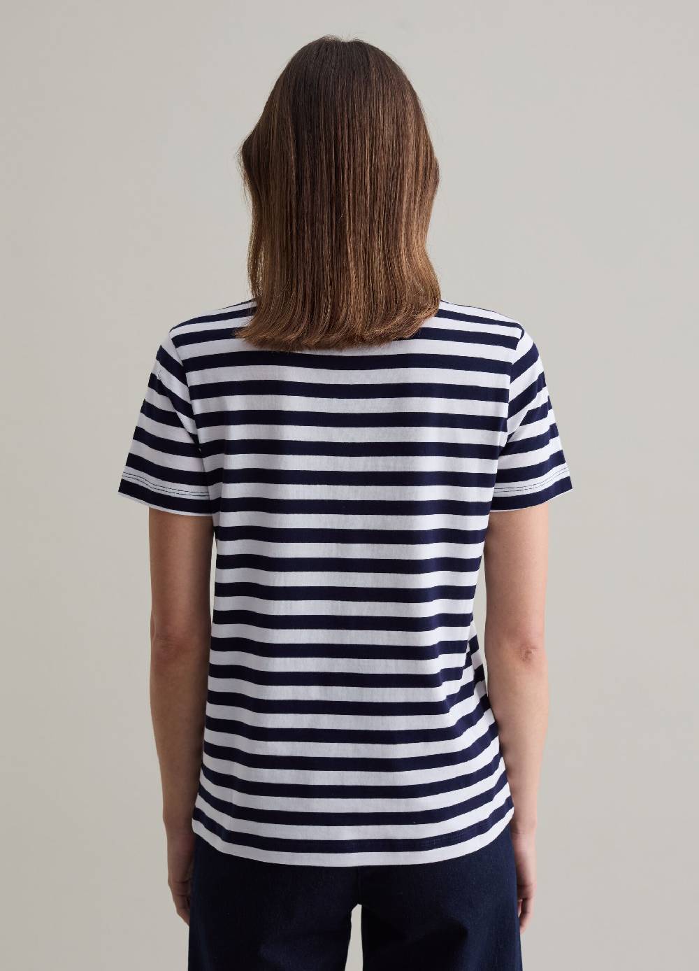 PIOMBO T-shirt in cotone Supima a righe Prezzo Ridotto