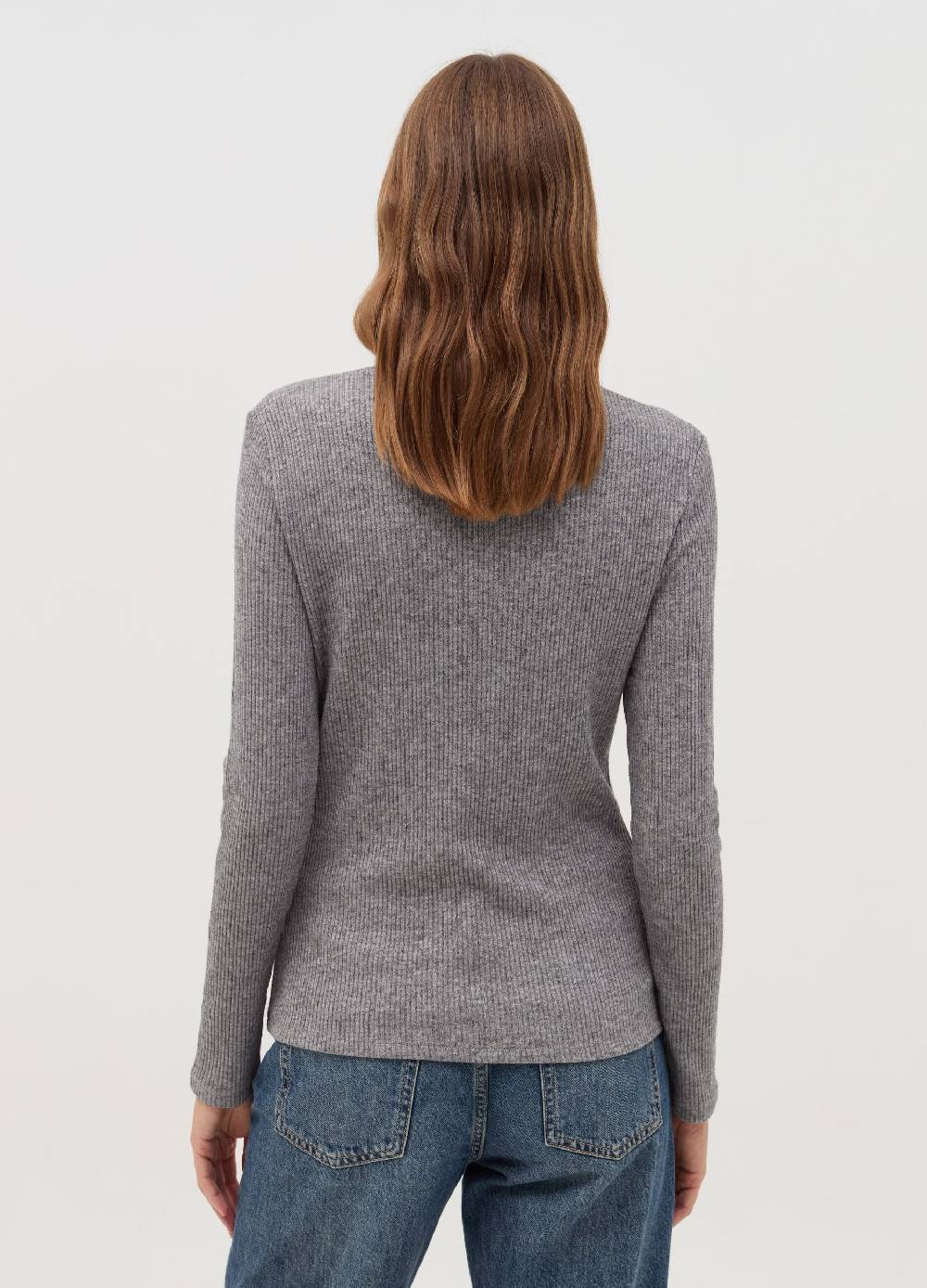 OVS T-shirt a costine con collo alto Presa
