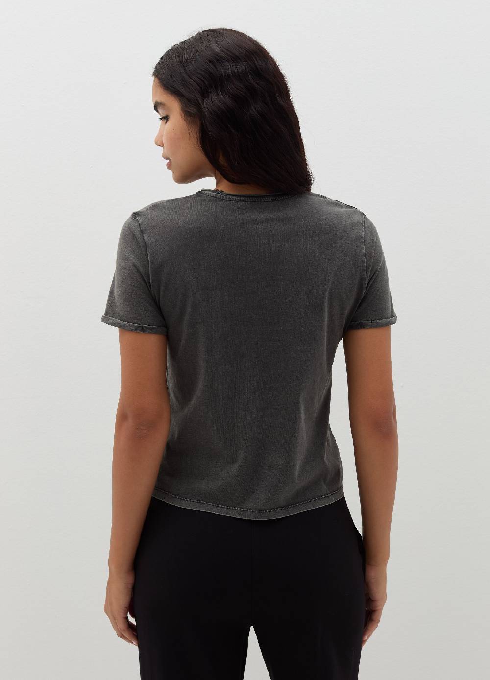 B. ANGEL T-shirt in cotone scollo rotondo Offerta
